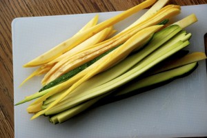 Sliced zucchini 3