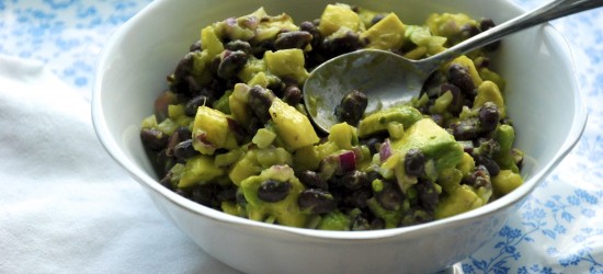 Black Bean, Avocado and Pineapple Salsa