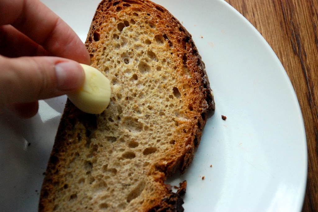 Garlic and bread