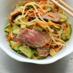 Cold Sirloin Sesame Noodles