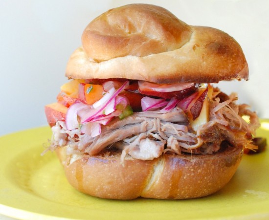 pulled pork header close up