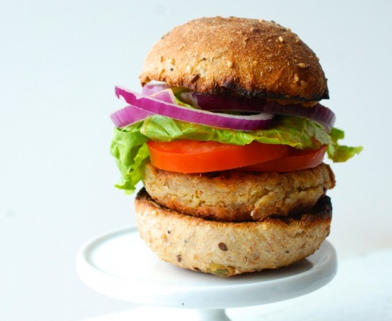 veggie burger final header
