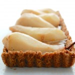 Spiced Pear Chocolate-Caramel Tart