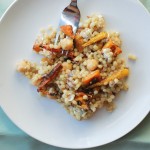 Pearl Couscous with Roasty Roots, Chickpeas, and Pepitas