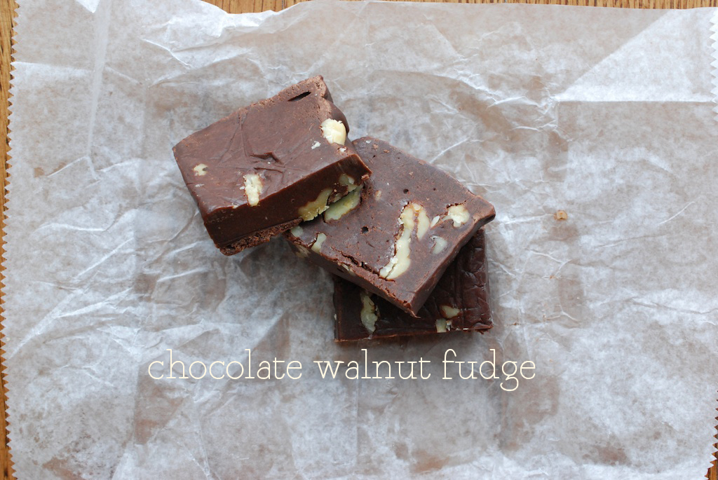 chocolate walnut fudge