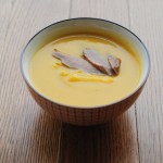 Butternut, Apple, and Parsnip Soup with Smoked Duck