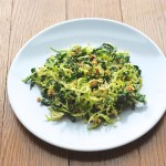 Not-So-Virtuous Kale and Brussels Sprouts Salad