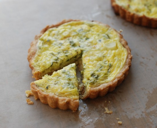 spring onion and herb tart header 1