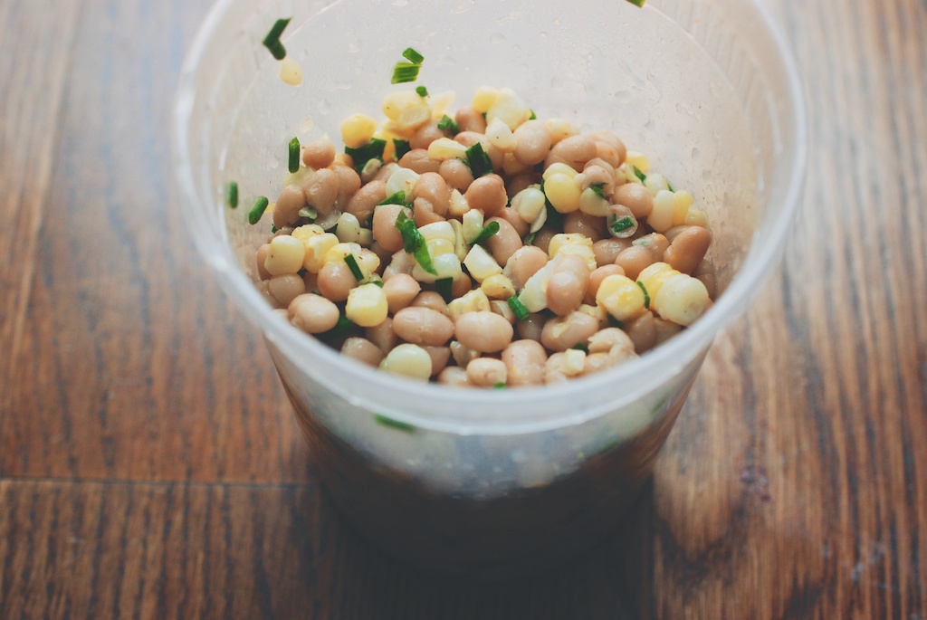 white bean and corn salad