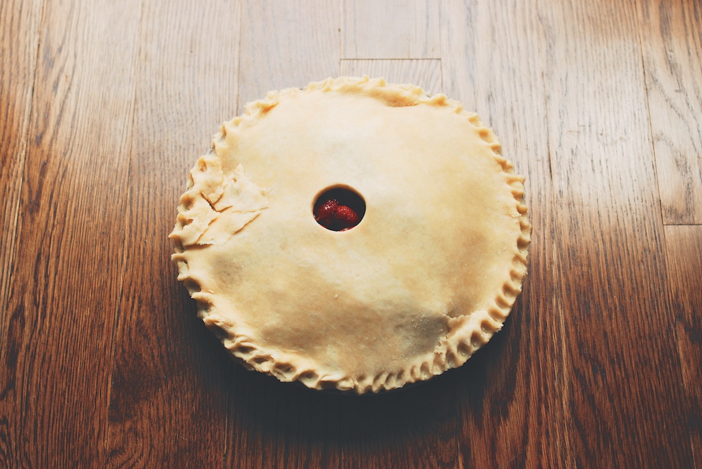 covered pie