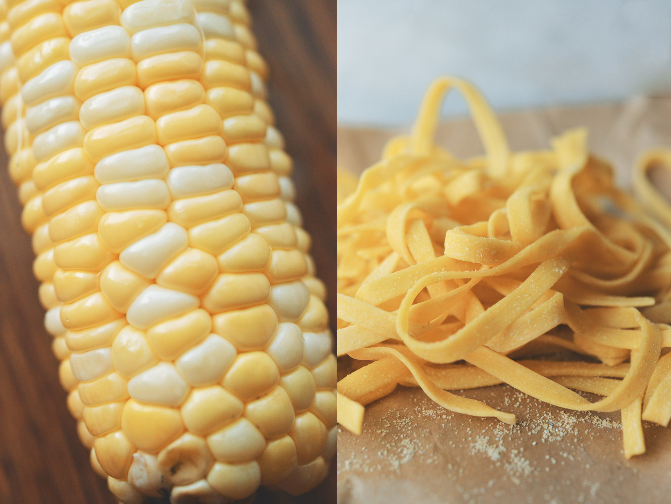 corn/fresh pasta