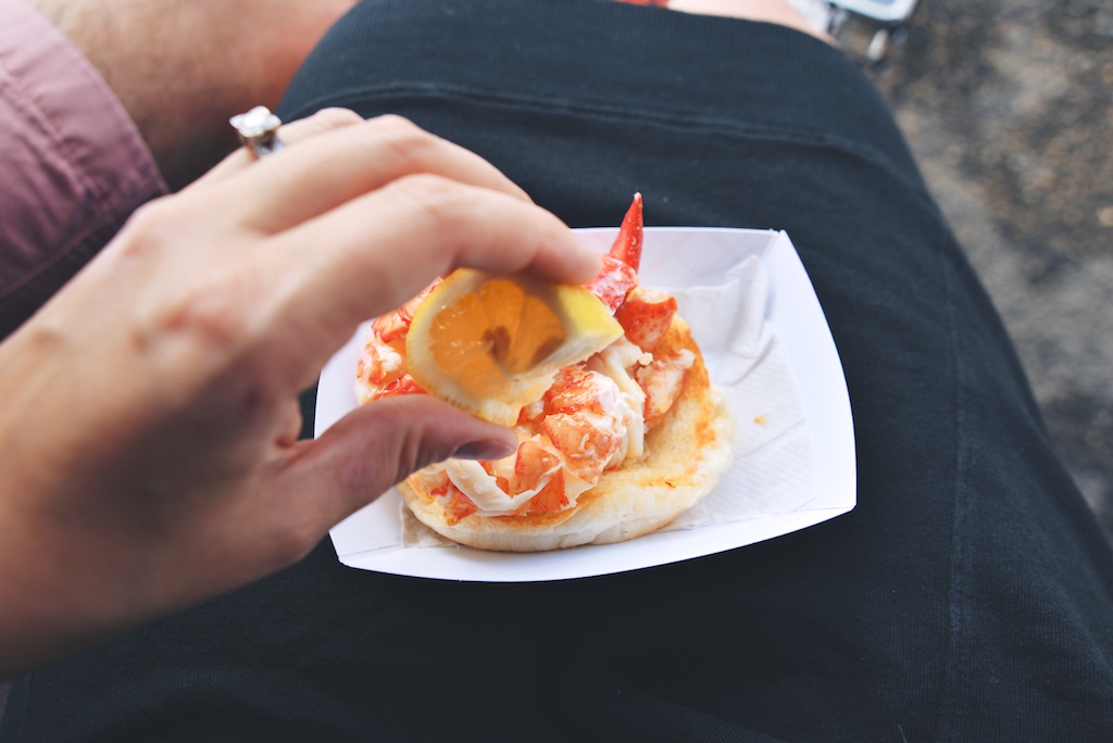 lobster roll at The Clam Shack 