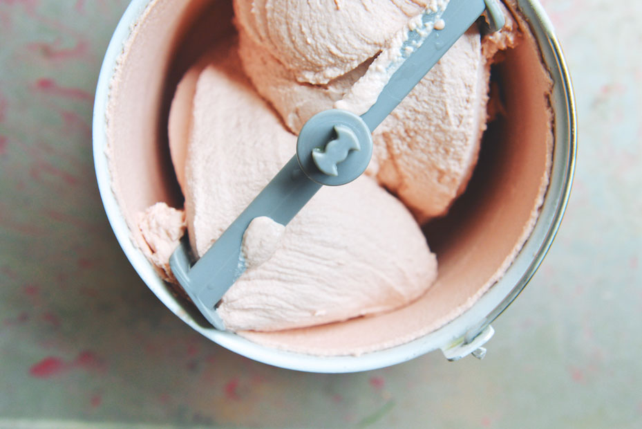 Raspberry Ice Cream, Two Ways