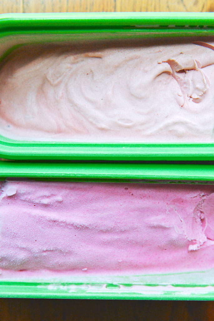 Raspberry Ice Cream, Two Ways