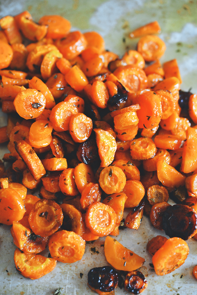 roast carrots with thyme 