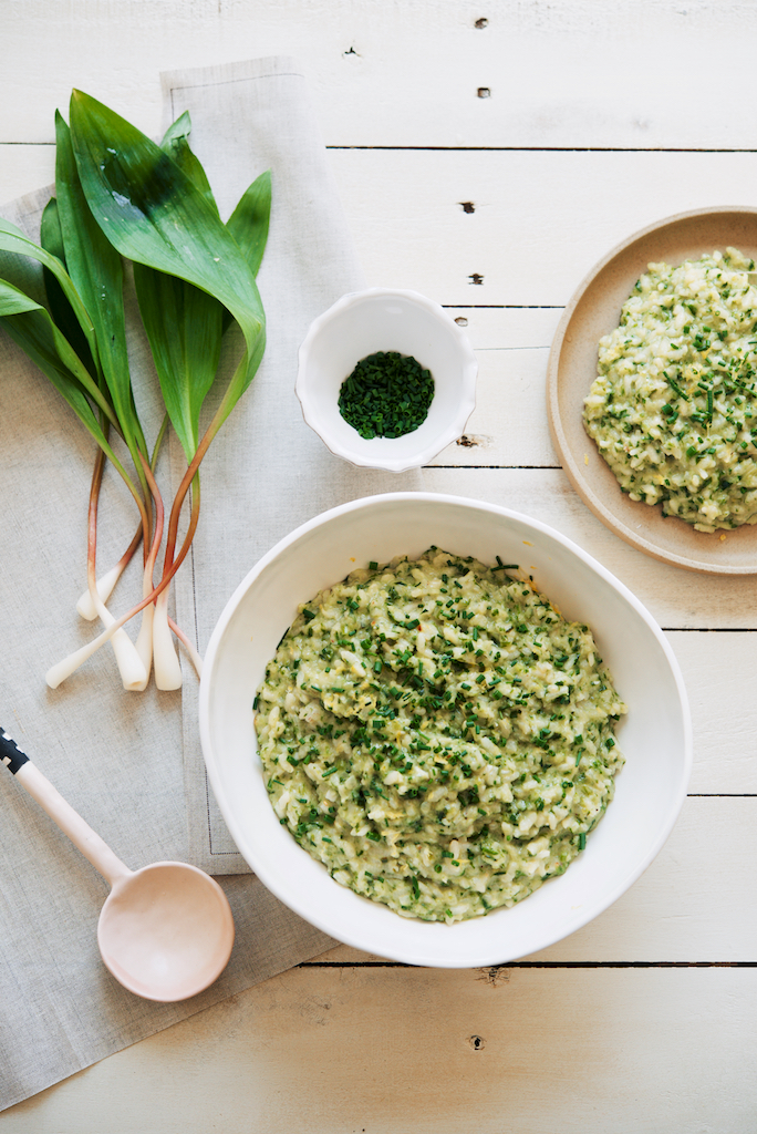 Ramp Foraging + Ramp Risotto