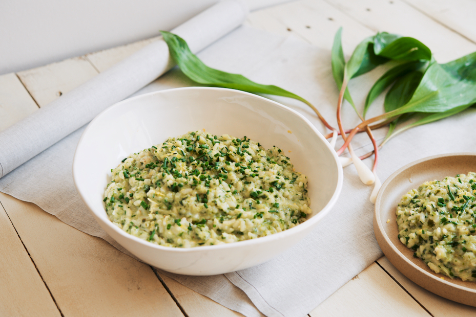 Ramp Foraging + Ramp Risotto