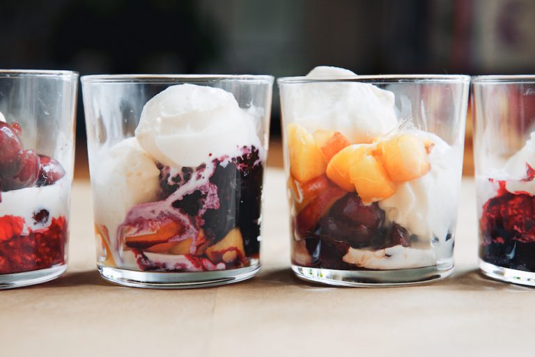 Summer Fruit and Vanilla Ice Cream Floats The Roaming Kitchen