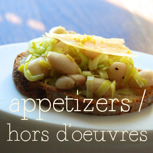 Appetizers - Hors d'oeuvres
